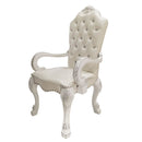 Dresden - Arm Chair (Set of 2) - Synthetic Leather & Bone White