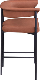 Malin - Faux Leather Counter Stool (Set of 2)