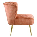 Sambell - Accent Chair - Burnt Orange Velvet