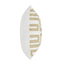 Mateo - 22" x 22" Pillow - Metallic Gold / Ivory