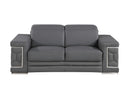 296 - Genuine Leather Loveseat