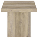 Devar - Square Coffee End Table Set - Distressed Pine