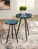 Clairbelle - Accent Table (Set of 2) - Teal