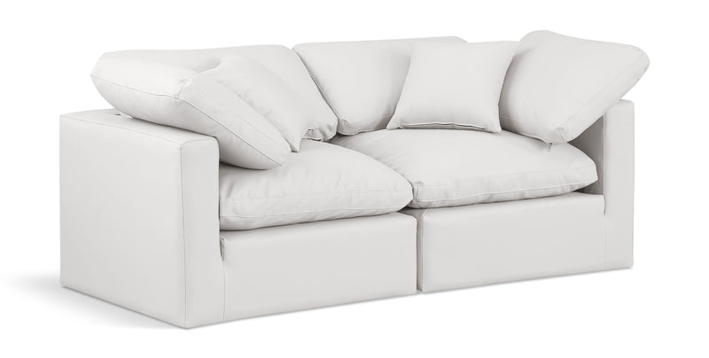 Indulge - Faux Leather 2 Seat Modular Sofa