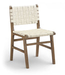 Entwine - Vegan Leather Upholstered Dining Chair - Painted Brown