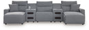 ModMax II - Salt And Pepper - Reclining Sectional