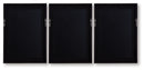Jossletts - Wall Art Set (Set of 3) - Orange / Black / Ivory