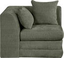 Stellar - Chenille Fabric Upholstered Modular Corner Chair