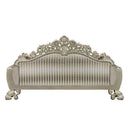 Sorina - Sofa With 7 Pillows - Velvet, Fabric & Antique Gold