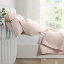 Bari - Velvet Quilt - Bliss Pink