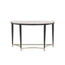 Ayser - Sofa Table - White Washed & Black