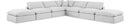 Comfy - 7 Piece Linen Modular Corner Sectional