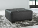Brixley Pier - Oversized Accent Ottoman - Graphite