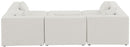 Cube - Linen 6 Piece Modular Sectional