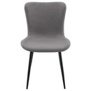 Horizon - Upholstered Dining Side Chair (Set of 2) - Taupe