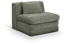 Stellar - Chenille Fabric Upholstered Modular Armless Chair