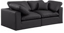 Comfy - Faux Leather Modular Sofa 2 Seats