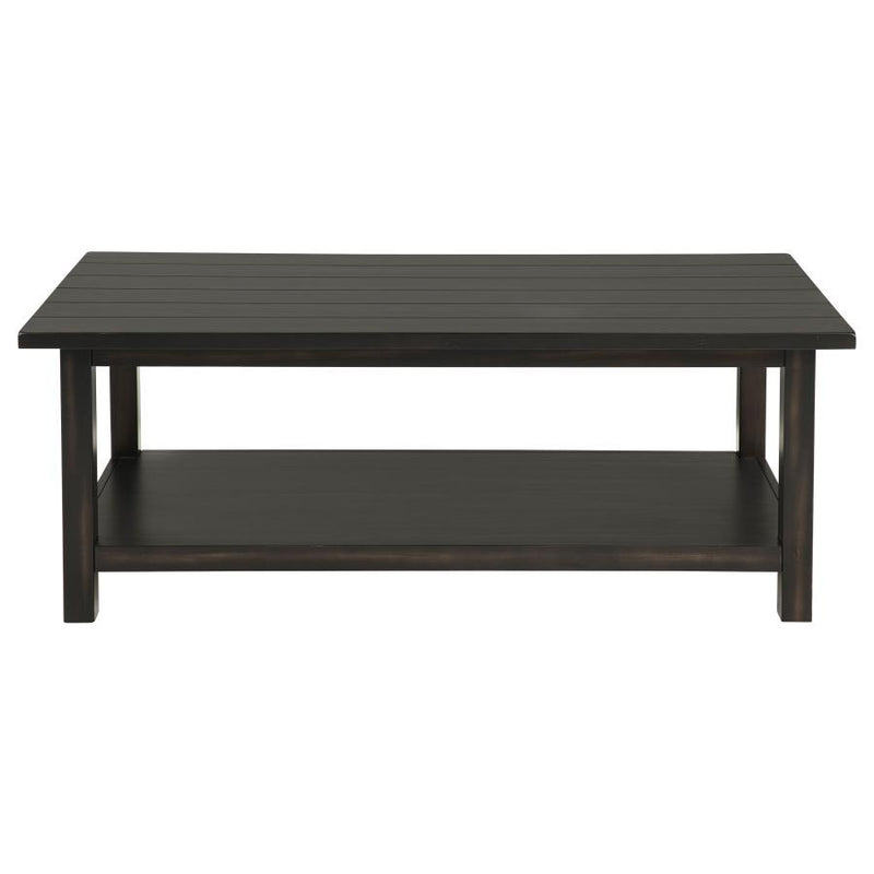 Payne - Wood Coffee Table with Shelf