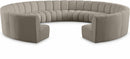 Infinity - 11 Piece Boucle Modular Sectional