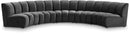 Infinity - 5 Piece Velvet Modular Sectional