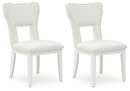 Chalanna - Dining Upholstered Side Chair (Set of 2) - White