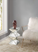 Dominic - 20"H Pedestal Stand - Mirrored