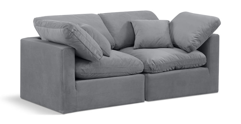 Indulge - Velvet 2 Seat Modular Sofa
