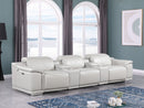 9762 - 5-Piece Modular Power Reclining Sofa And Loveseat Set With 3 Power Recliners In