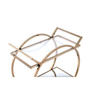 Traverse - Serving Cart - Mirrored & Champagne