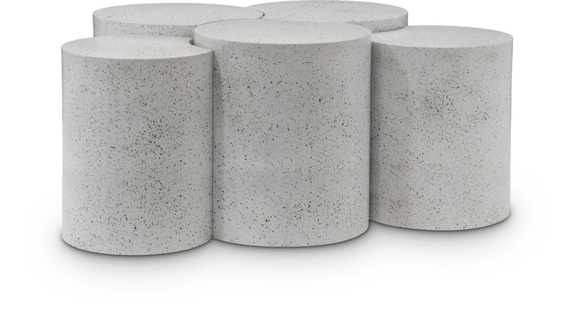 Dimple - 20" 5 Piece Modular Coffee Table - Terazzo Finish