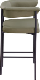 Malin - Faux Leather Counter Stool (Set of 2)