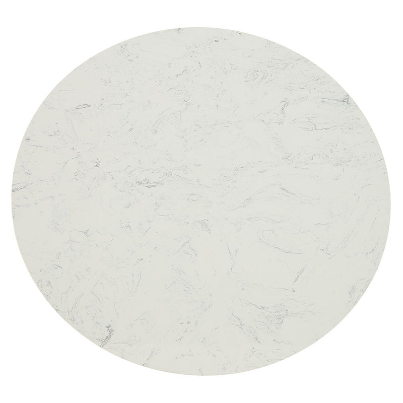 Jaramillo - Counter Height Table - Natural Marble Top & Black