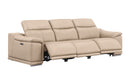 2679 - Power Reclining Sofa, Console Loveseat & Chair Set In Genuine Leather (6 Recliners)