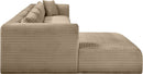 Shaggy - Fabric 4 Piece Modular Sectional