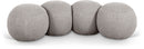 Apollo - Boucle Fabric Bench
