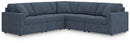 Modmax - 5-Piece Sectional - Fabric - Ink