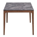 Bevis - Dining Table - Engineered Stone Top & Walnut