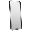 Glendora - Led Standing Mirror With Bluetooth Speaker - Black