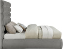 Adam - Chenille Fabric Bed With 70.5" Headboard