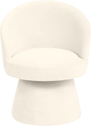 Selene - Upholstered Swivel Dining Chair