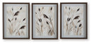 Honslow - Wall Art Set (Set of 3) - Brown / Black / White