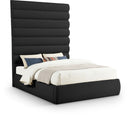 Adam - Boucle Fabric Bed With 89" Headboard