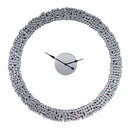 Kachina - 39" Wall Clock - Mirrored & Faux Gems