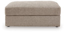 Nexora-Court - Oversized Accent Ottoman - Burlap