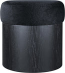 Nimes - Ottoman / Stool With Black Base