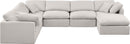 Indulge - Linen 7 Piece Modular Sectional