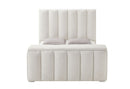 Serenity - 5 Piece King Bedroom Set - Natural / Cream