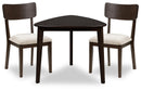 Shorbyn - 3 Pc. - Dining Table And 2 Chairs - Merlot