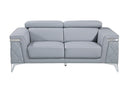 1140 - Top Grain Italian Leather Loveseat