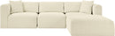 Shaggy - 4 Piece Modular Sectional